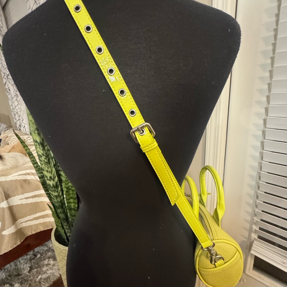 Urban Outfitters Neon Yellow Mini Crossbody Satchel - Picture 8 of 10